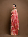 Red Banarasi Saree with Blouse