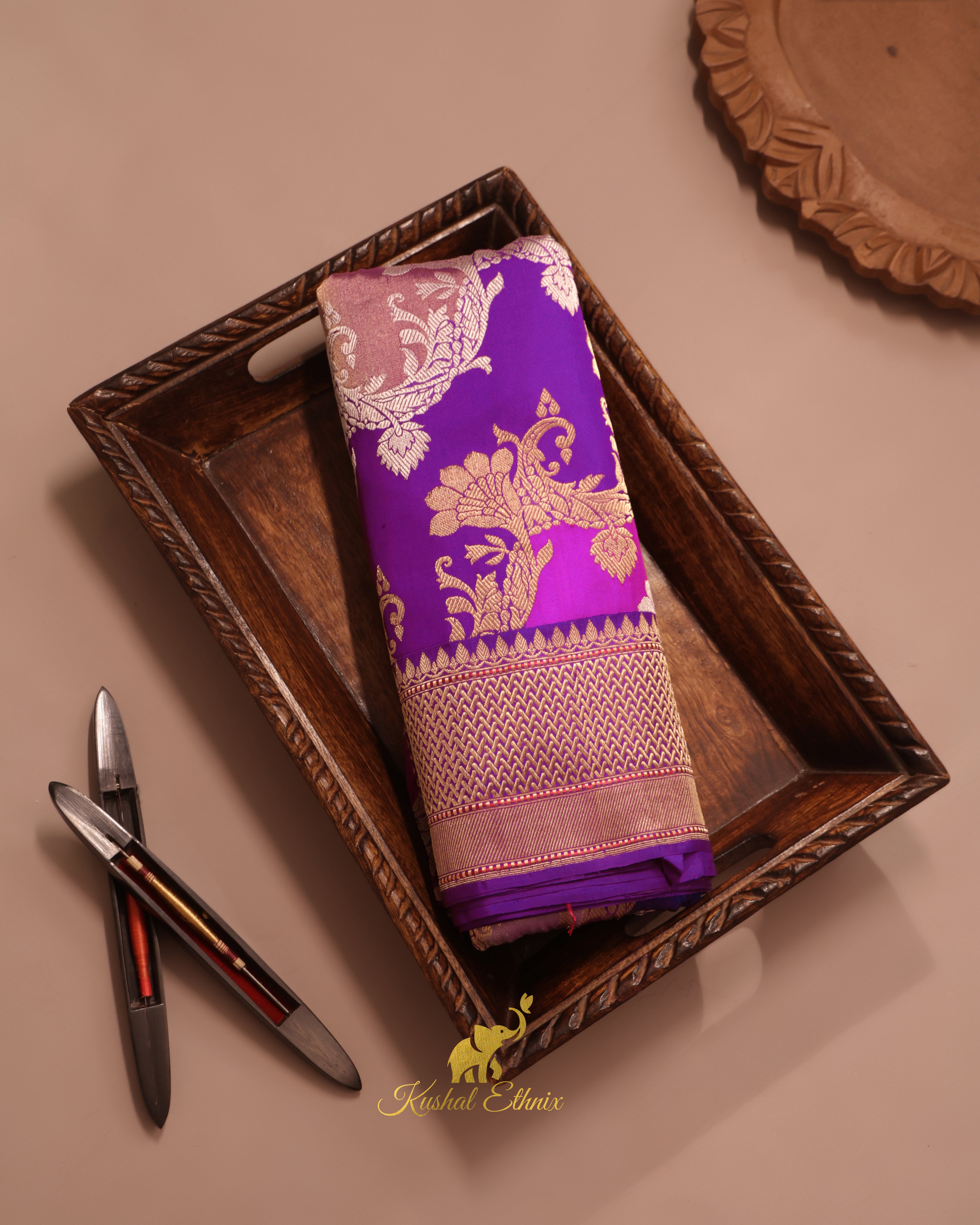 Banarasi Rangkat Saree