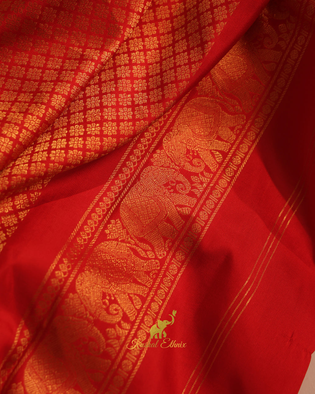 Sky Blue and Black Gadwal Saree with Paithani Border