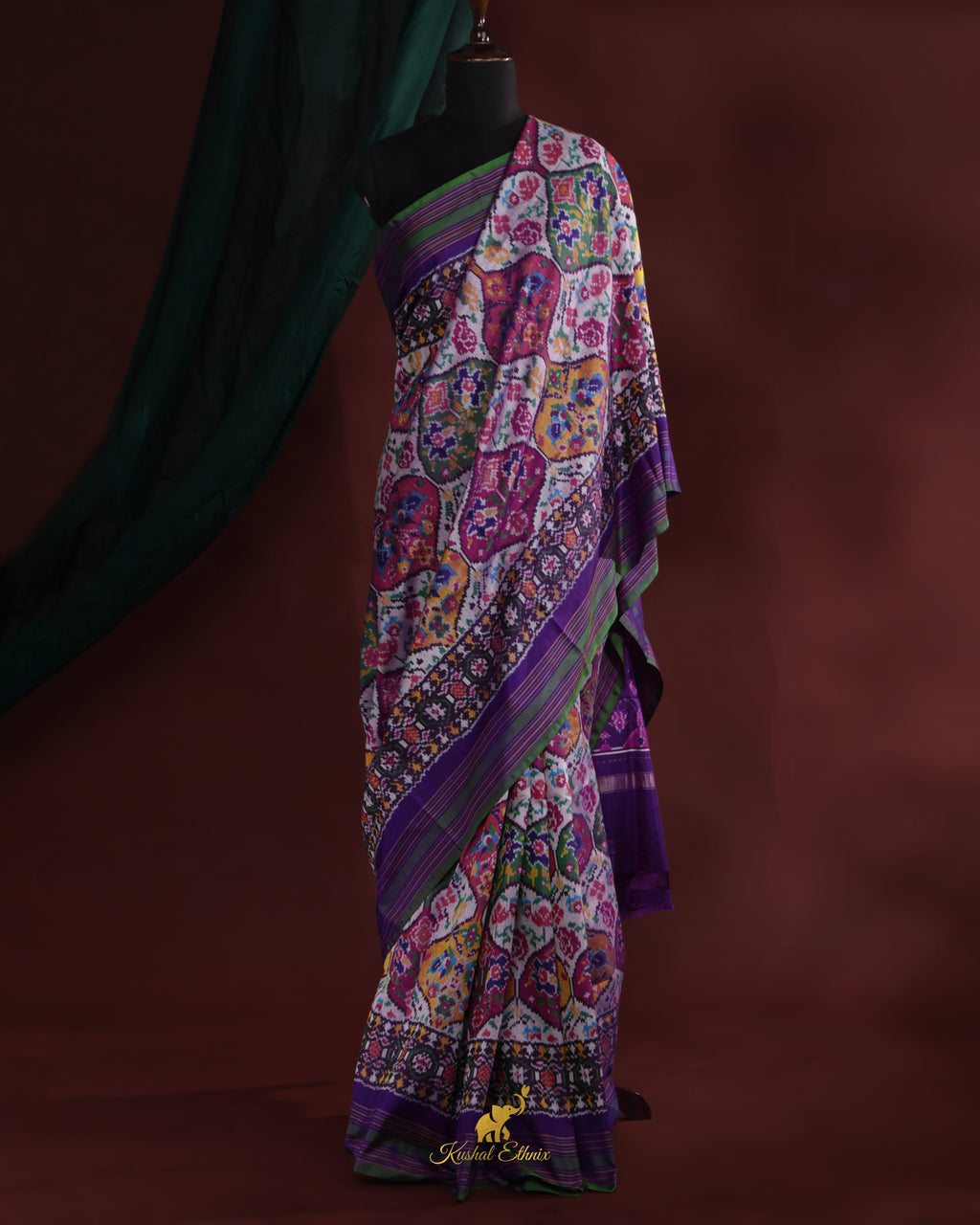 Multicolour Patola Saree