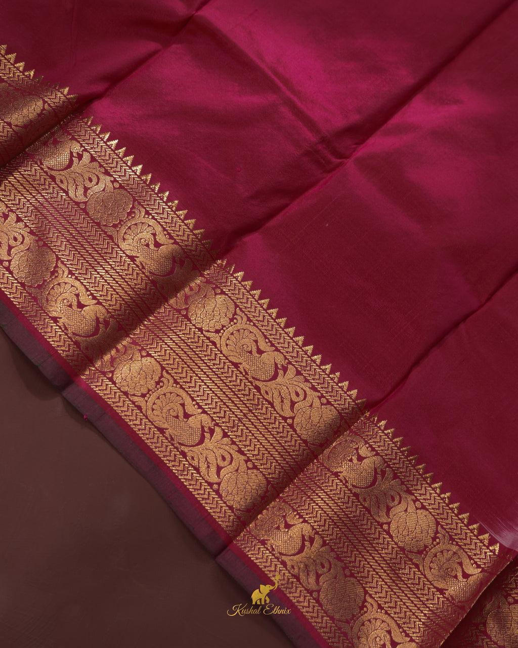 Sky Blue Twill Ikkat Saree