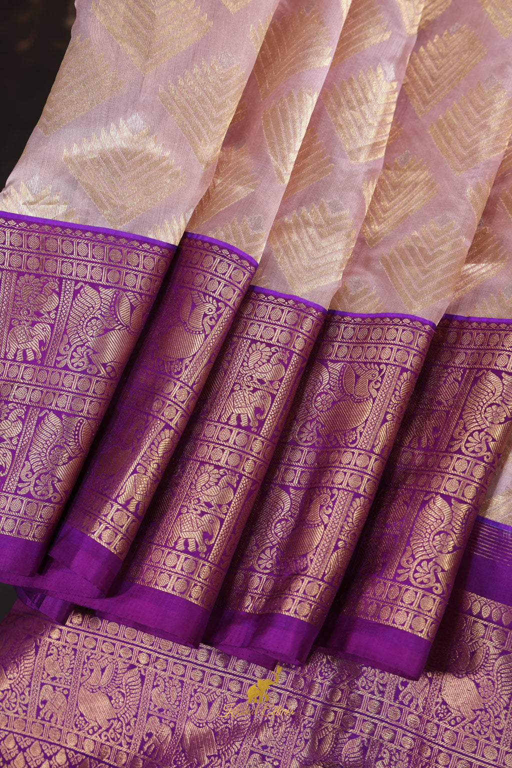 Fusion Kanchipattu Saree