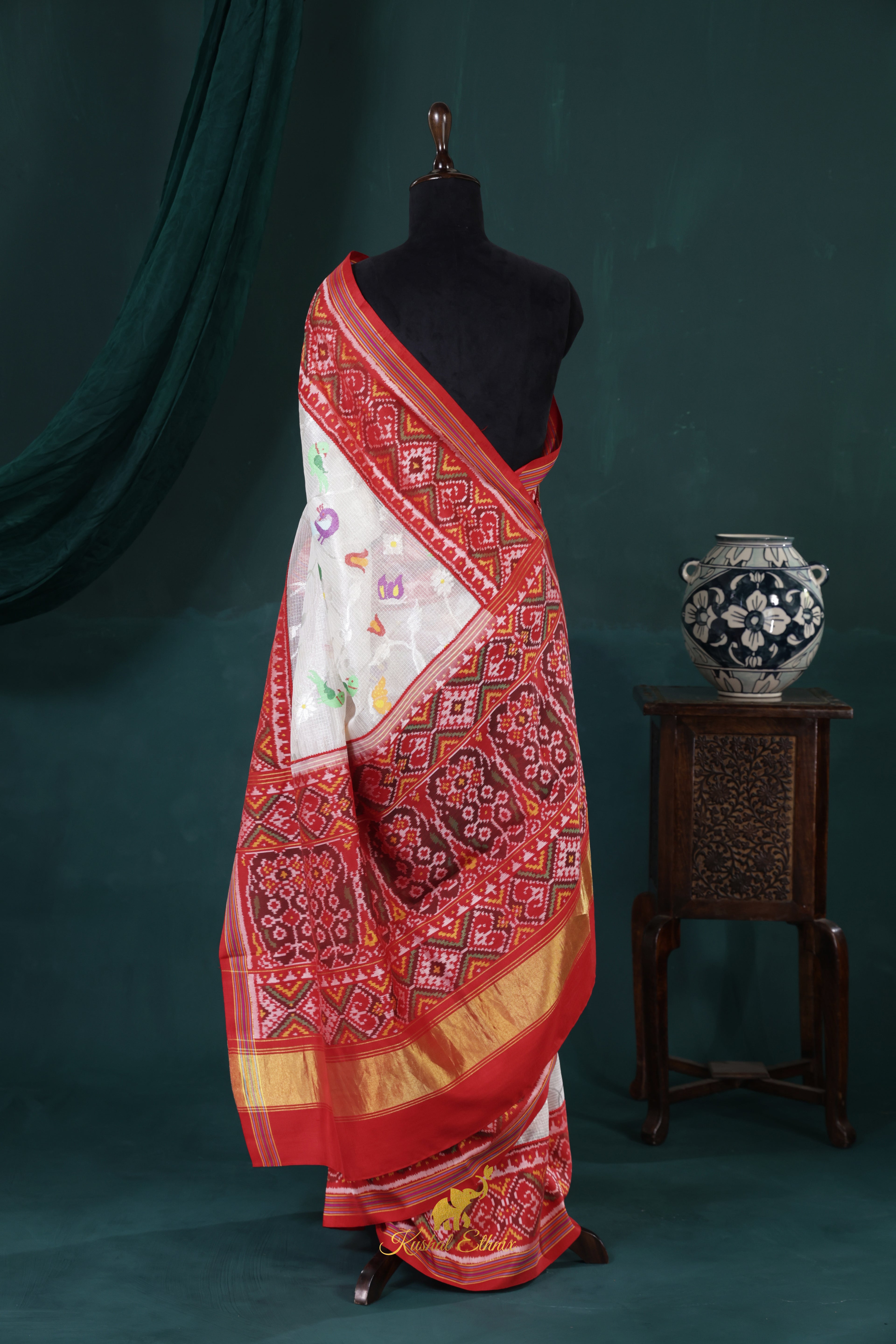 Zari Kota Fusion Saree