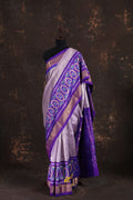 Lavender fusion saree