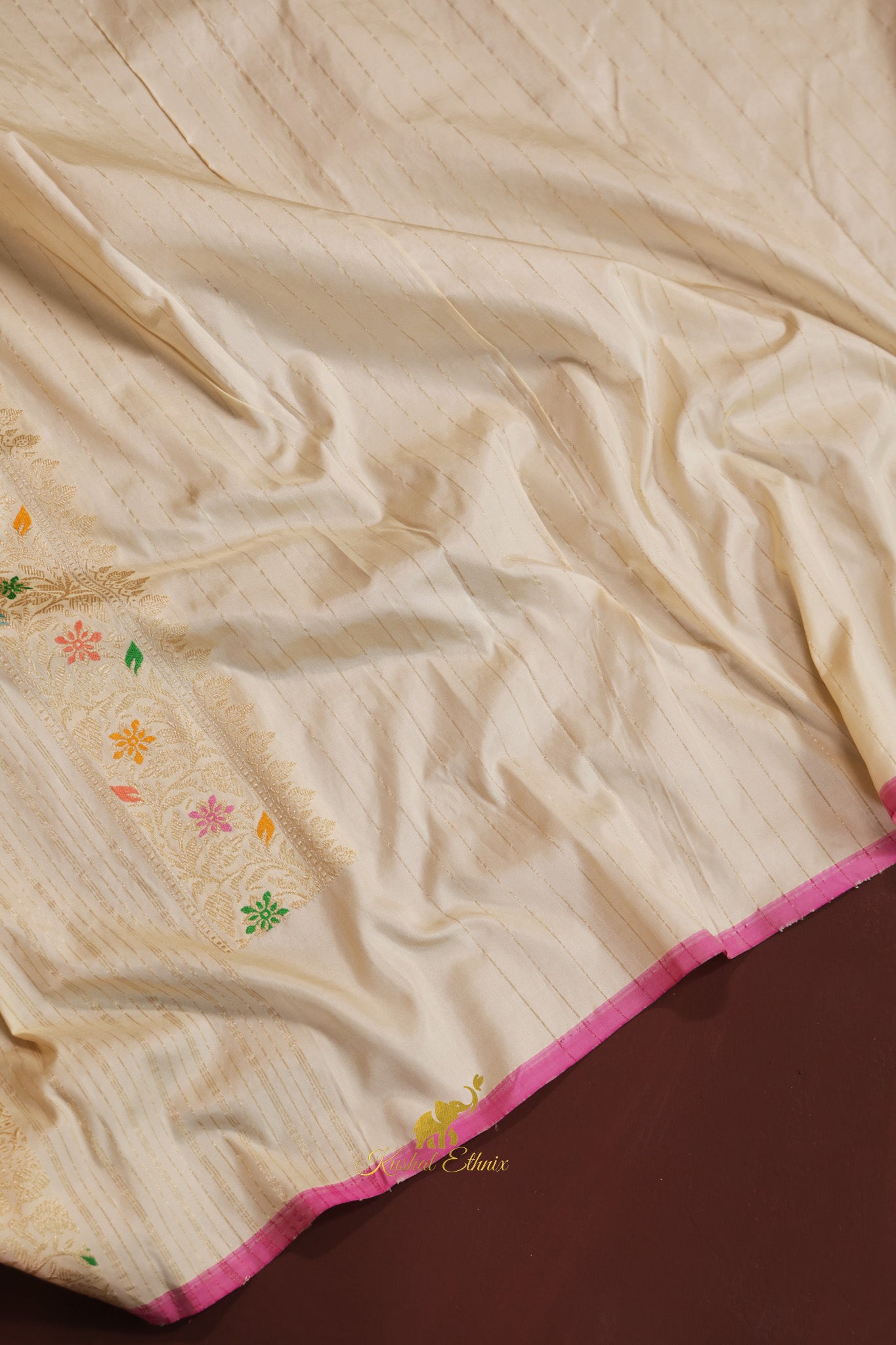 Pastel Banaras Rangkat Saree